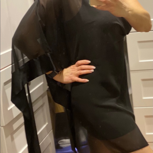 Black GUESS by Marciano Tori One Shoulder Dress - Picture 6 of 6